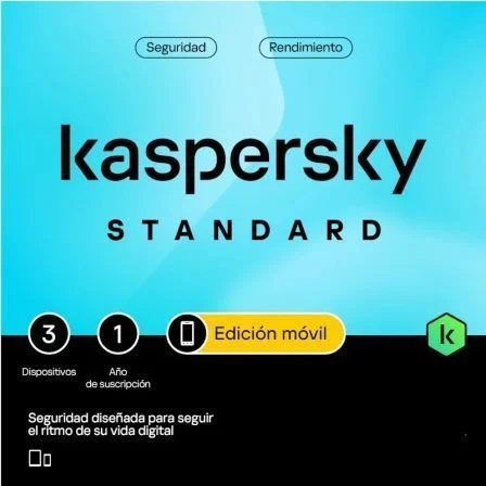 Kaspersky Standard Mobile Antivirus - 3 Dispositivos - Servicio 1 Ao