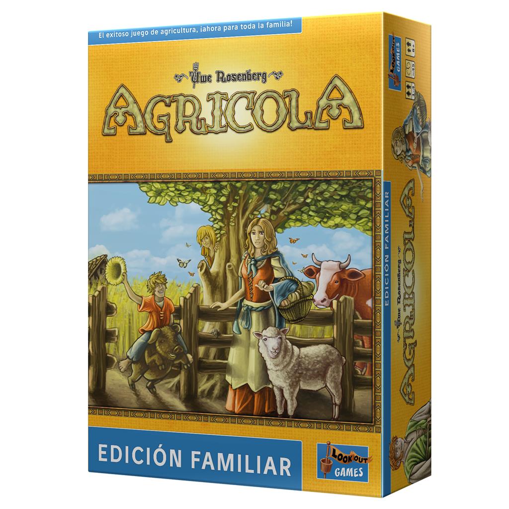 Agricola Ed. Familiar Juego de Tablero - Tematica Agricultura/Animales - De 1 a 4 Jugadores - A part