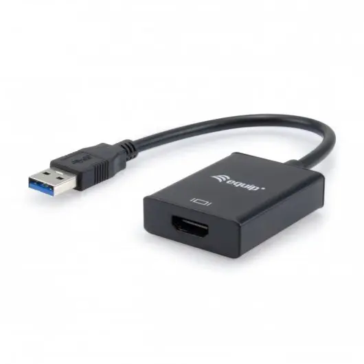 Equip Adaptador USB 3.0 a HDMI - Tasa de Transferencia 5 Gbit/s - Maxima Resolucion 1920x1080p - Col