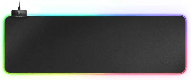 Mars Gaming MMPRGB2 Alfombrilla RGB XXL con HUB USB2.0 - Deslizamiento Nanotextil - Iluminacion RGB 