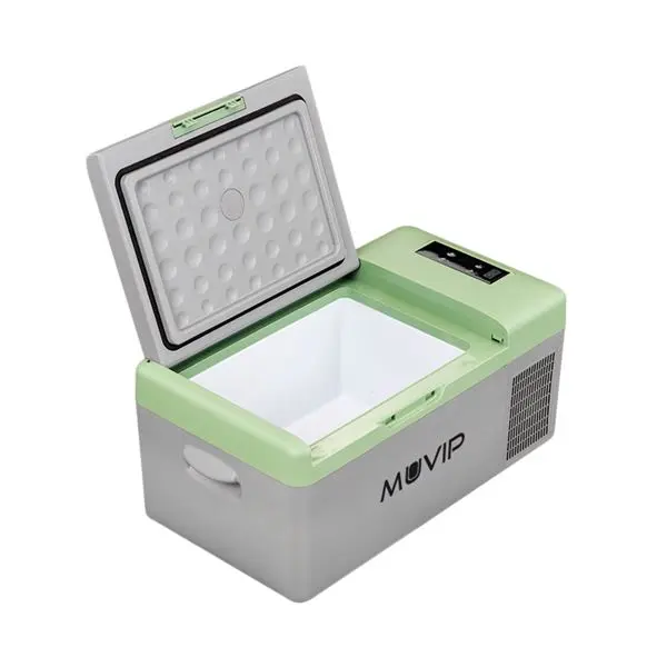 Muvip Nevera de Compresor Portatil 15 Litros 50W - Asas de Transporte - Compresor Silencioso - Color