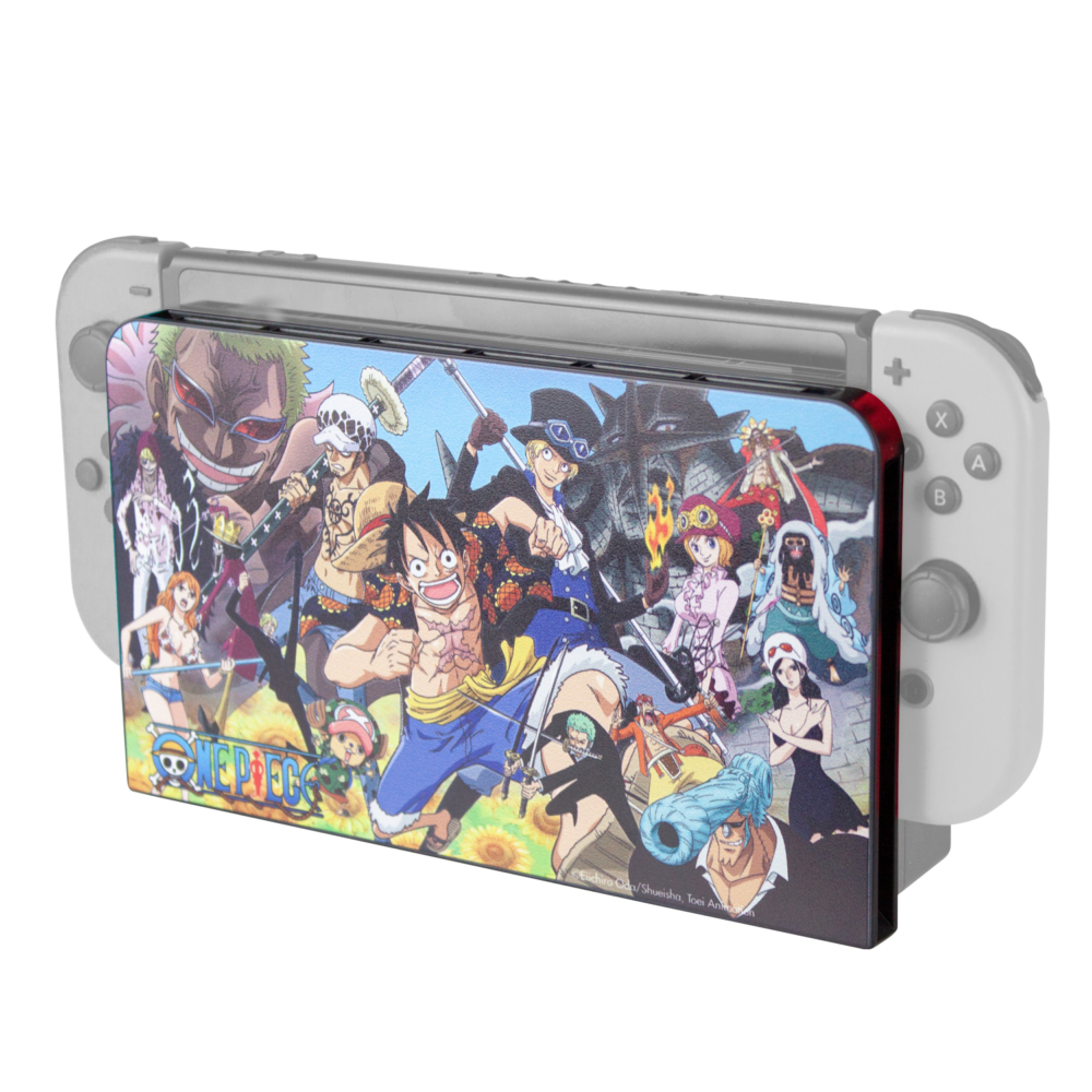 FR-TEC Carcasa Protectora One Piece Nintendo Switch One Piece Dressrosa - Protege el Dock y Evita Ra