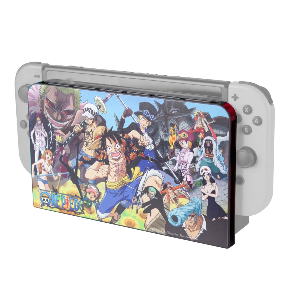 FR-TEC Carcasa Protectora One Piece Nintendo Switch One Piece Dressrosa - Protege el Dock y Evita Ra