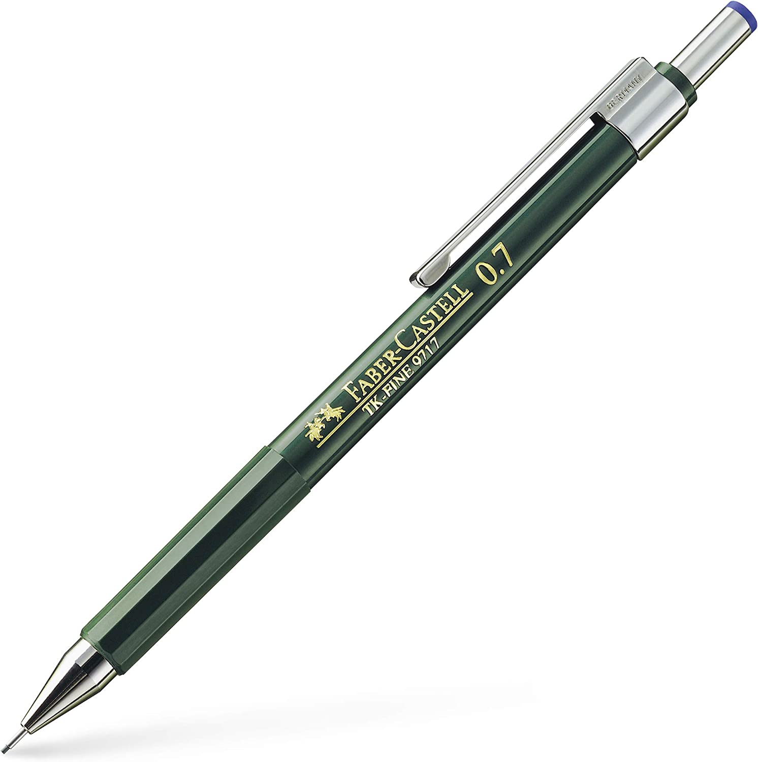 Faber-Castell TK-Fine 9713 Portaminas - Mina HB - Trazo 0.7mm - Goma de Borra Integrada