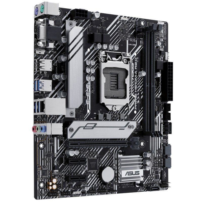 Asus Prime H510M-A R2.0 Placa Base Intel 1200 2x DDR4 - HDMI, VGA, PCIe 3.0, 4x Sata III, RJ-45, USB