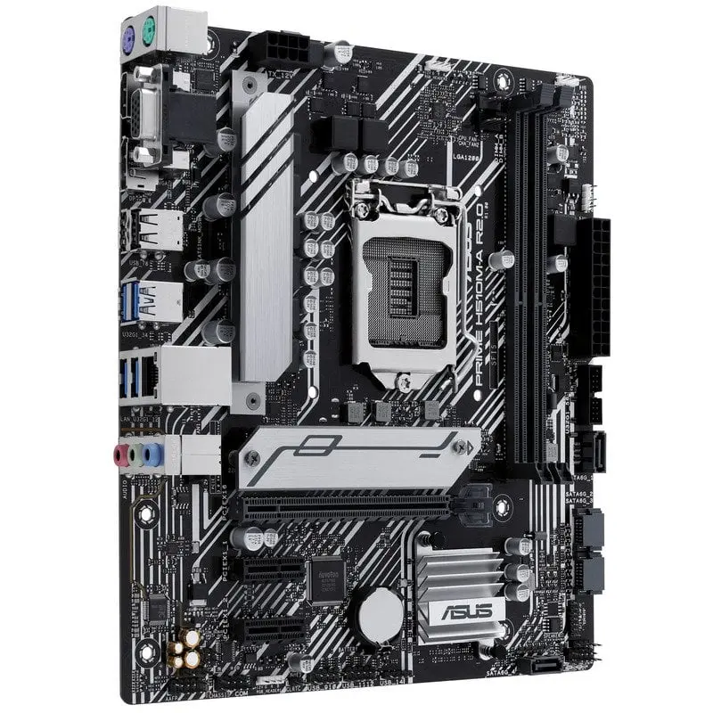 Asus Prime H510M-A R2.0 Placa Base Intel 1200 2x DDR4 - HDMI, VGA, PCIe 3.0, 4x Sata III, RJ-45, USB