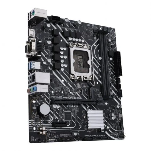 Asus Prime H610M-D D4 Placa Base Intel1700 2x DDR4 - HDMI, M.2, PCIe3.0, 4x Sata III, USB 3.2, Micro