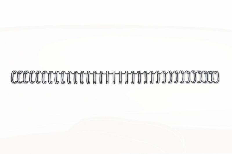 GBC Wirebind Encuadernacion de Alambre 9.5mm - A4 Negro (100) - Profesional Duradero Flexible - Colo