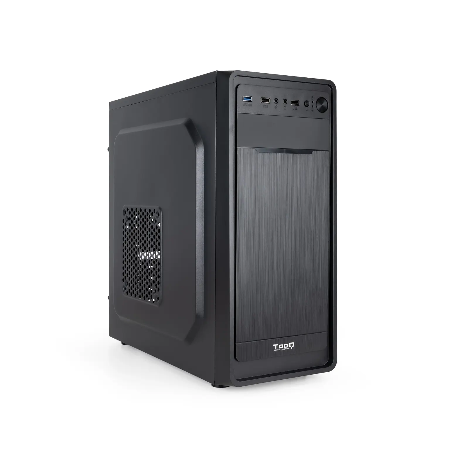 Tooq Caja Semitorre ATX/MicroATX/Mini-ITX - Tama�o Disco Soportado 3.5