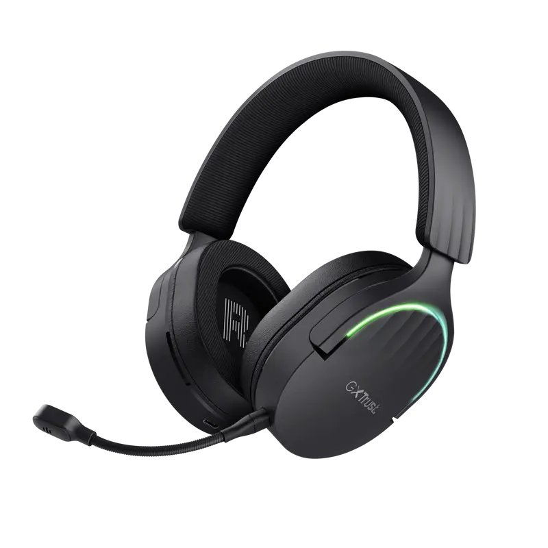 Trust GXT491 Fayzo Auriculares Gaming - Bluetooth y USB-C 2.4Ghz - Color Negro