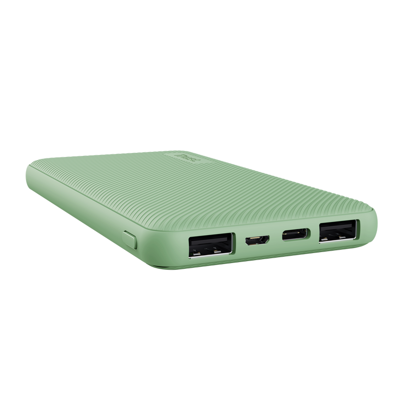 Trust Primo Powerbank 10000mAh - USB, Tipo C - Carga Rapida - Color Verde