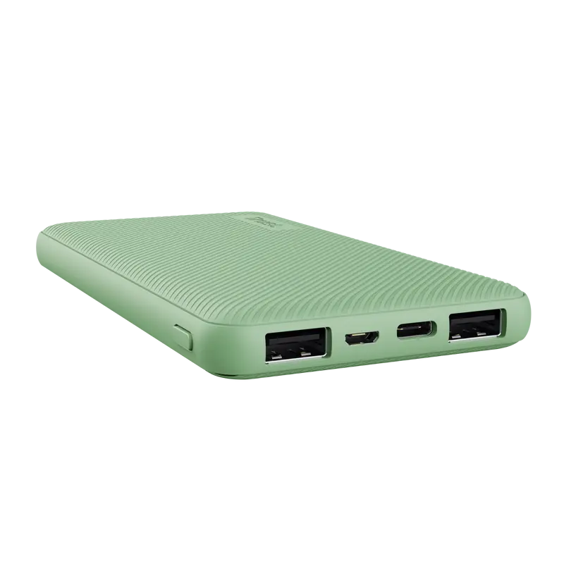 Trust Primo Powerbank 10000mAh - USB, Tipo C - Carga Rapida - Color Verde