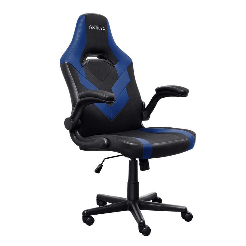Trust GXT 703B Riye Silla Gaming - Reposabrazos - Ruedas de Nylon - Piston de Gas Clase 4 - Base Met