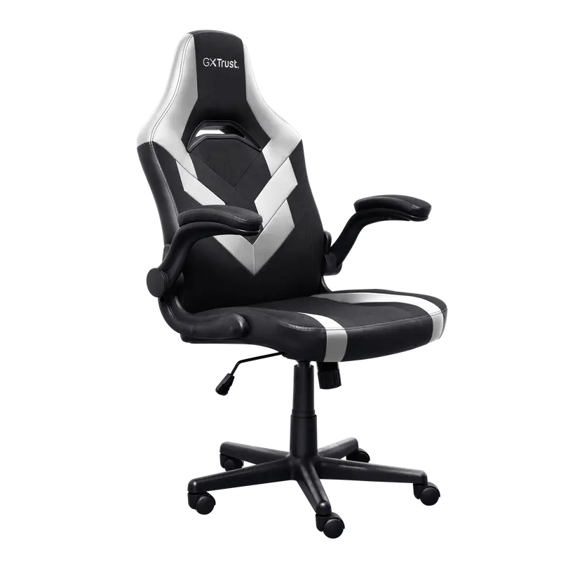 Trust GXT 703W Riye Silla Gaming - Reposabrazos - Ruedas de Nylon - Piston de Gas Clase 4 - Base Met