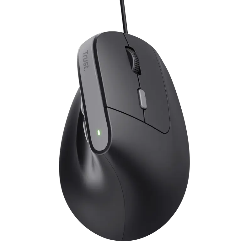 Trust Bayo Ii Raton Ergonomico - 2400dpi - 6 Botones - Color Negro