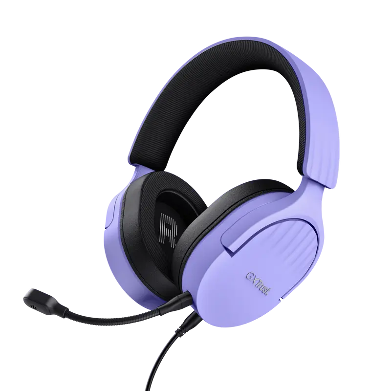 Trust GXT489 Fayzo Auriculares Gaming - Jack 3.5mm - Color Morado