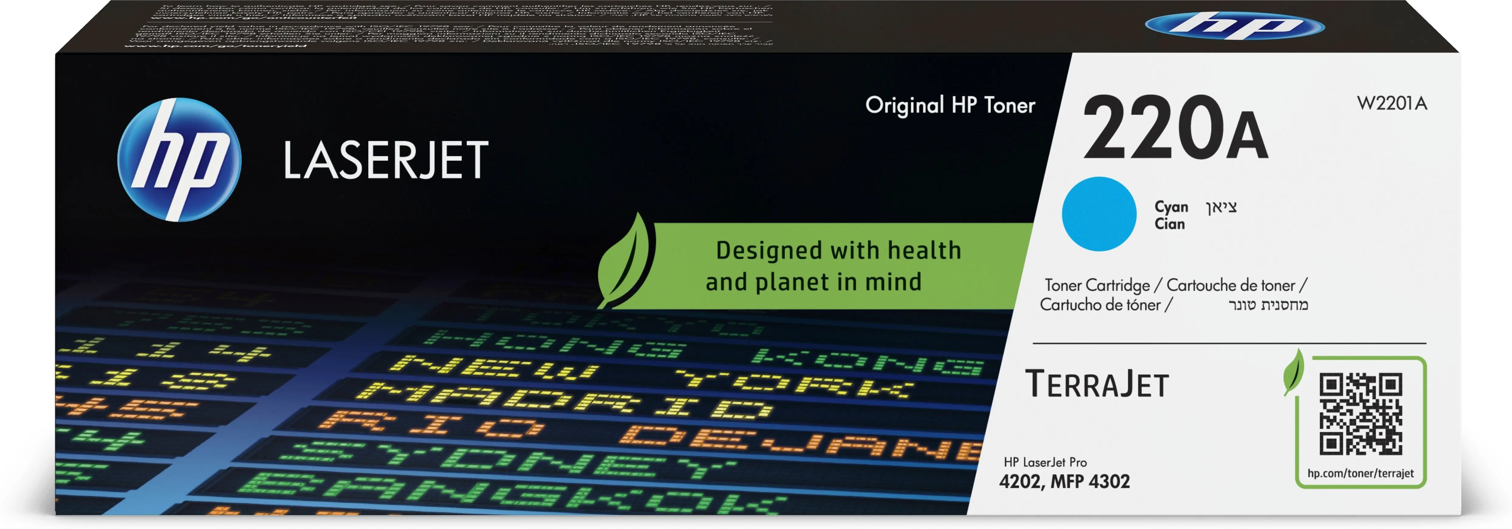 HP W2201A Cyan Cartucho de Toner Original - 220A