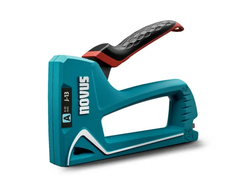 Novus J13 Clavadora/Grapadora - Para Grapas de 4 a 10mm - Carga Inferior con Desbloqueo de Seguridad