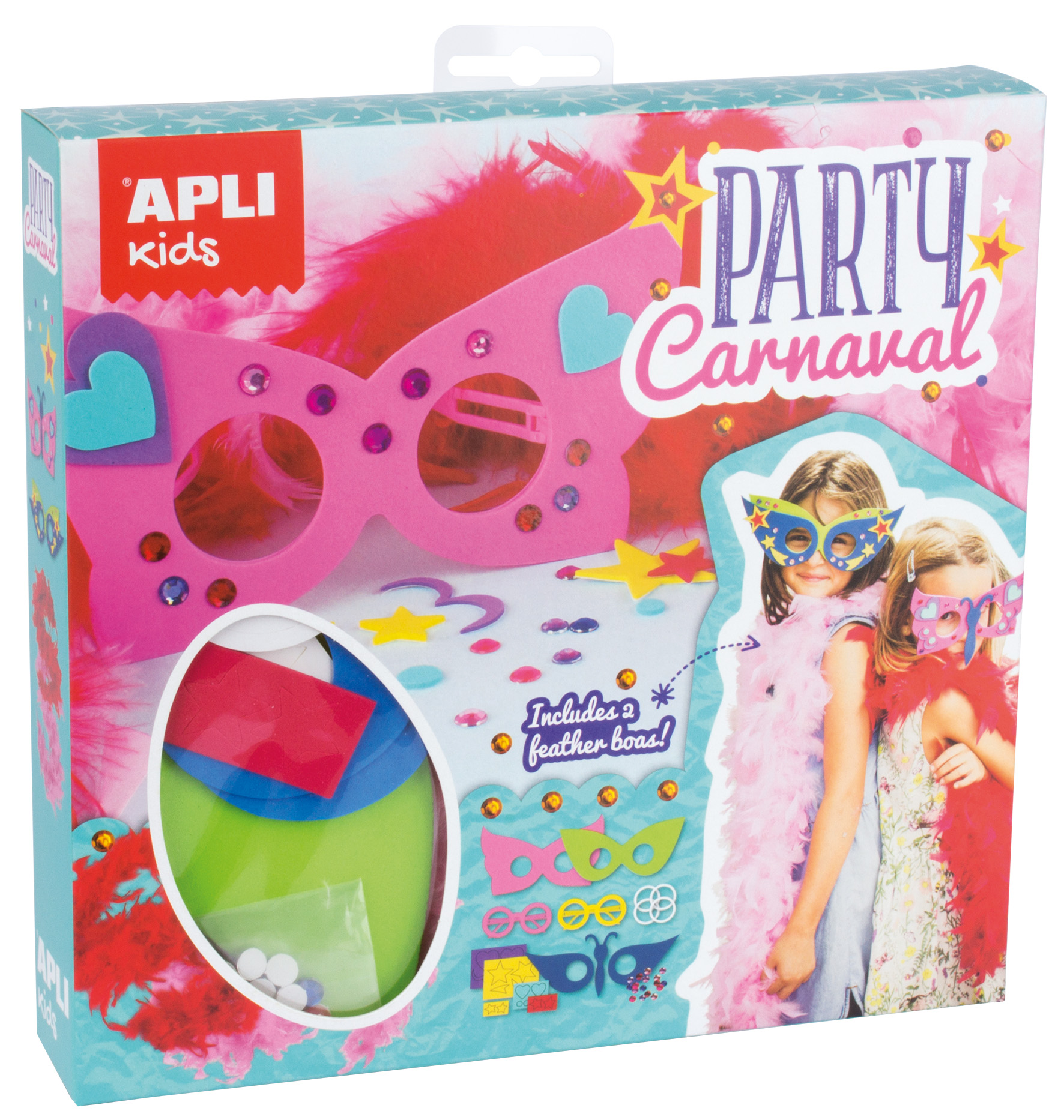 Apli Kit Fiesta Carnaval - Incluye Varios Elementos para la Fiesta - Decoracion Tematica - Accesorio