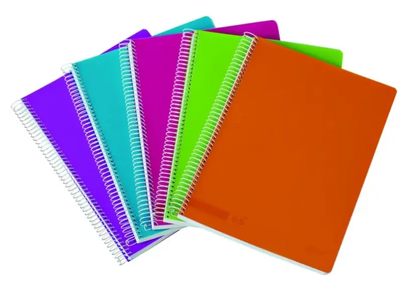 Ancor Classic Stripes Cuaderno Espiral Tama�o Folio Raya Horizontal - 80 Hojas 90gr - Tapa de Plasti