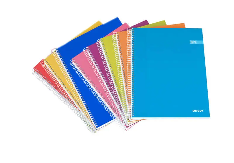 Ancor Classic Stripes Cuaderno Espiral Tama�o Folio Raya Horizontal - 80 Hojas 60gr - Tapa Dura de C