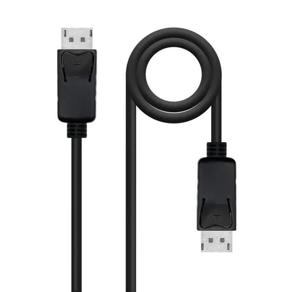 Nanocable Cable Displayport 1.2 CCS DP/M-DP/M - Longitud 1m - Soporta Resoluciones de Video de hasta