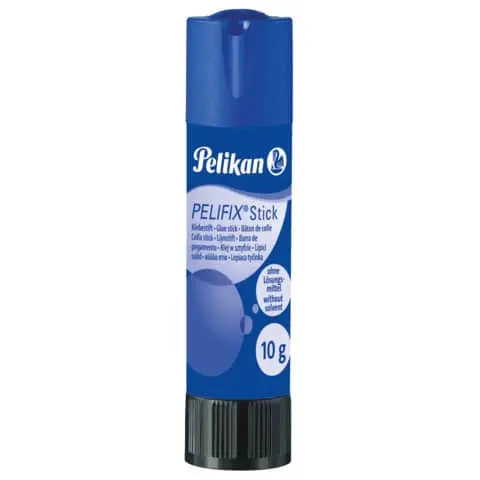 Pelikan Pelifix Pegamento en Barra 10gr - Ideal para Papel, Cartulina, Fotografias etc... - Facil Ap