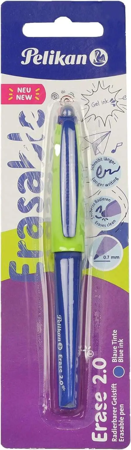Pelikan Roller Erase 2.0 Boligrafo - Empu�adura Ergonomica Antifatiga - Duracion Larga de la Tinta -