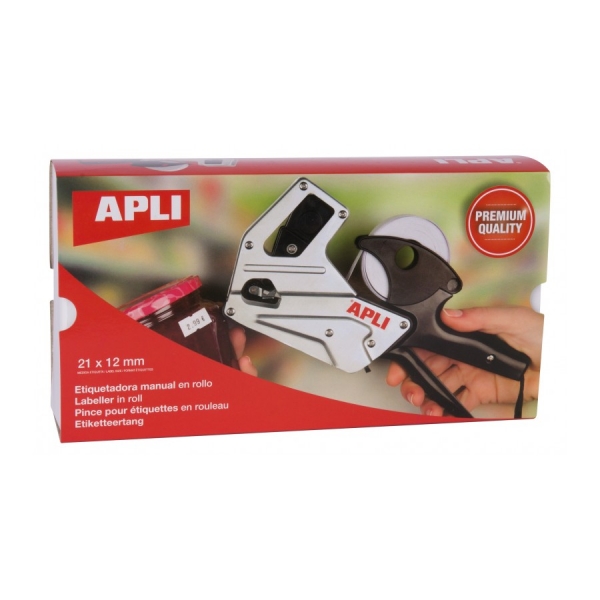 Apli Maquina Etiquetadora de Precios Premium - 1 Linea - 8 Caracteres - Facil Uso - Cambio Rapido de
