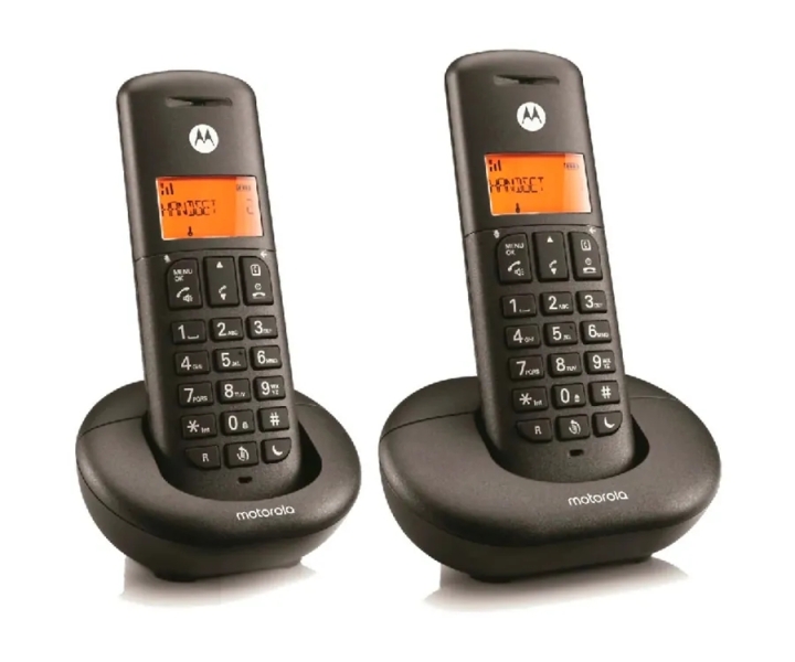 Motorola E202 Telefono Inalambrico Dect + 1 Supletorio - Identificador de Llamada - Contestador - Ma