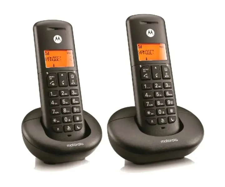 Motorola E202 Telefono Inalambrico Dect + 1 Supletorio - Identificador de Llamada - Contestador - Ma