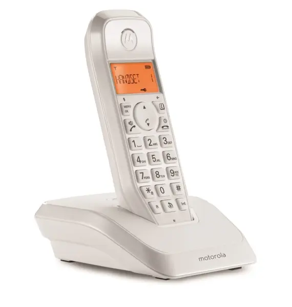 Motorola S1201 Telefono Inalambrico Dect - Identificador de Llamada - Contestador - Manos Libres - C