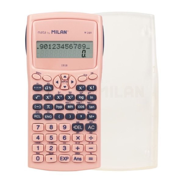 Milan Coleccion 430 M240 Calculadora Cientifica 10+2 Digitos - Pantalla de 2 Lineas - 240 Funciones 