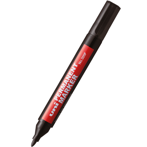 Uni-ball 320F Marcador Permanente - Punta Conica - Ancho de Trazo 1-3mm - Resistente al Agua - Sin X