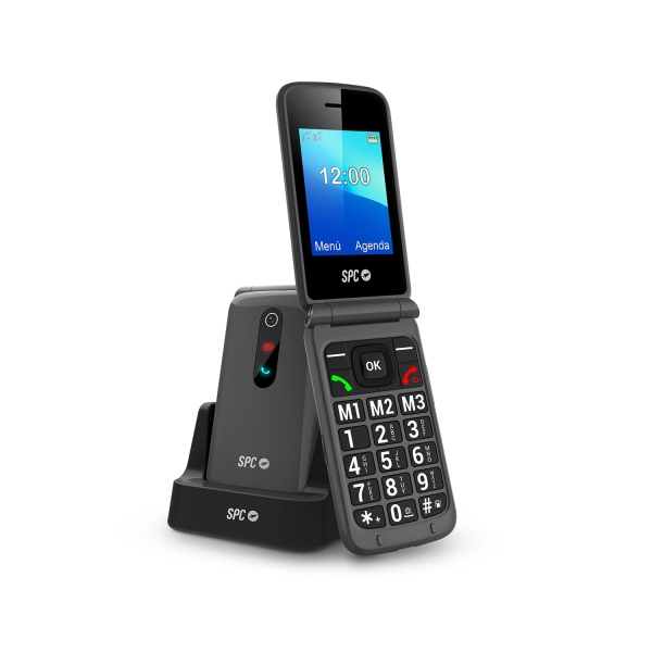 SPC Stella 3 Telefono Movil Para Mayores con Tapa - Boton SOS - Botones y Teclas Grandes - Ayuda Int