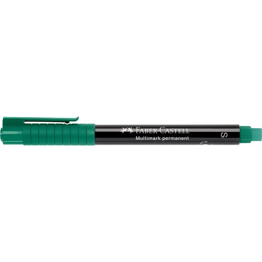 Faber-Castell Multimark Rotulador Permanente - Ancho de Trazo 0.4mm - Goma de Borrar Integrada - Res