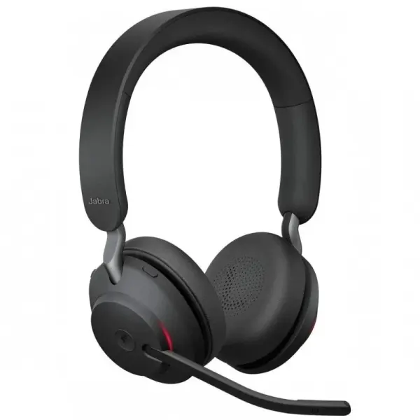 Jabra Evolve2 65 MS Stereo Auriculares con Microfono Bluetooth - Cancelacion de Ruido - Autonomia ha