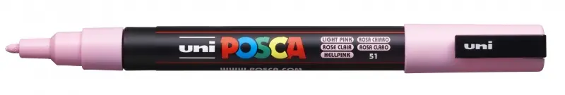 Posca PC-3M Marcador de Pintura - Punta de Poliester Conica 0.9-1.3mm - Tinta Base al Agua - Resiste