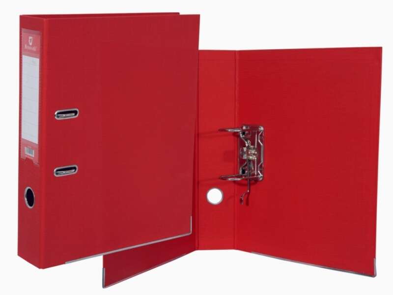 Bismark Archivador A-Z PVC A4 Lomo 75mm - Gran Resistencia - Tarjetero en el Lomo - Cartoneras Metal