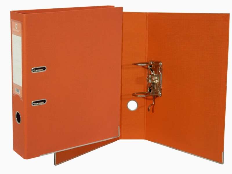 Bismark Archivador A-Z PVC A4 Lomo 75mm - Gran Resistencia - Tarjetero en el Lomo - Cartoneras Metal