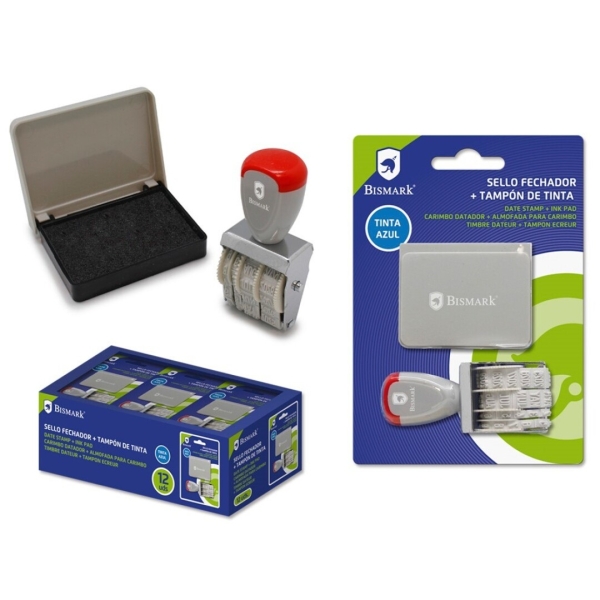 Bismark Sello Fechador + Tampon Azul - A�os desde 2020 hasta 2032