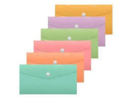 Bismark Sobre Portadocumentos - Medidas 240x125mm - Cierre de Broche - Fabricado en Polipropileno - 