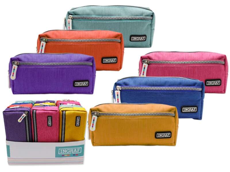 Ingraf Mediterraneo Portatodo Plano - Dise�o Elegante - Material Resistente - Cierre Seguro - Ideal 