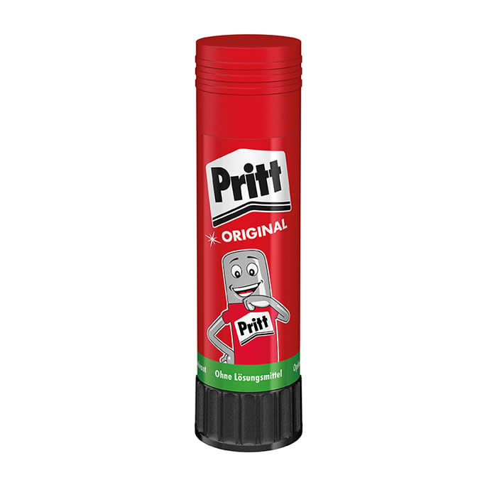 Pritt Barra de Pegamento Grande 43grs - Sin Disolventes - 97% de Ingredientes Naturales - Lavable a 