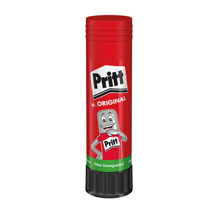 Pritt Barra de Pegamento Grande 43grs - Sin Disolventes - 97% de Ingredientes Naturales - Lavable a 