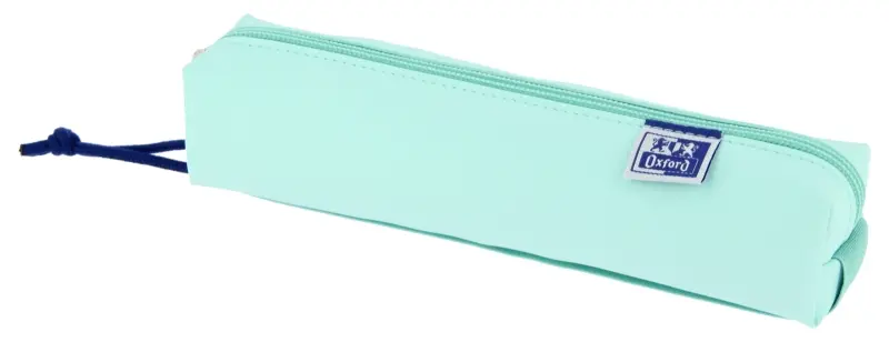 Oxford Live & Go Estuche Cuadrado Peque�o - Material Acolchado - Goma Elastica para unirlo al Cuader