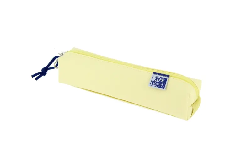 Oxford Live & Go Estuche Cuadrado Peque�o - Material Acolchado - Goma Elastica para unirlo al Cuader