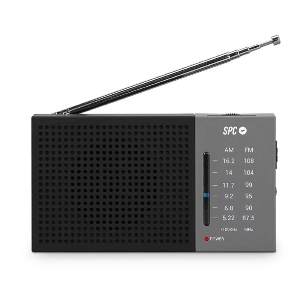SPC Jetty Lite Radio Portatil Analogica FM/AM - Entrada Jack 3.5mm - Antena Telescopica - Alimentaci