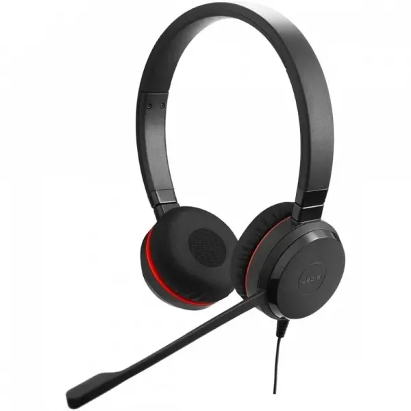 Jabra Evolve 30 II MS Auriculares con Microfono - Conectividad USB/3.5mm - Cancelacion Pasiva de Rui