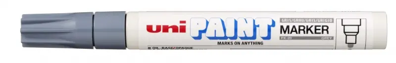 Uni-ball PX-20 Paint Marker - Marcador de Pintura - Punta Acrilica de Bala 2.2-2.8mm - Permanente en
